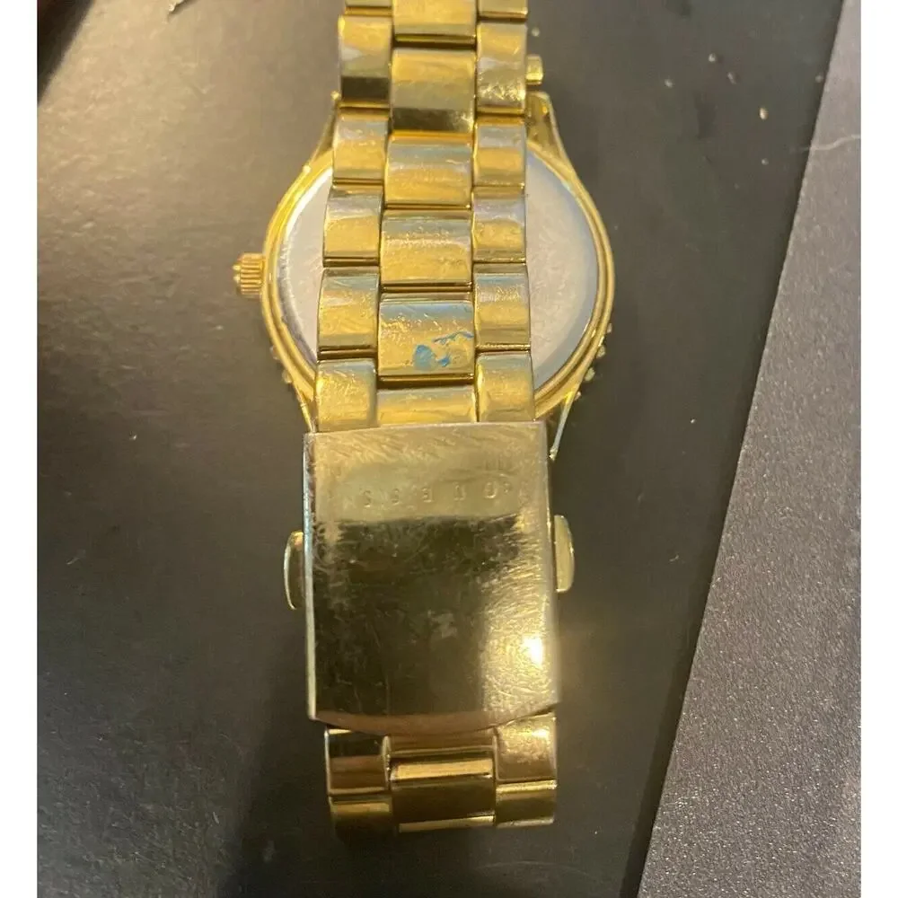 Women's Rose Gold Tone Guess Watch, G10581L, MOP Face, Crystal Accent